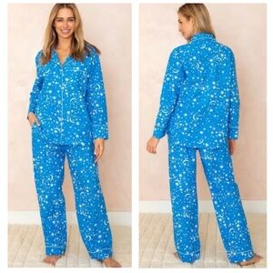 Anthropology Print Fresh Celestial Skies Pajama set